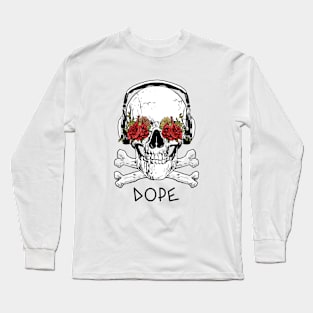 Dope Skull Merch Long Sleeve T-Shirt